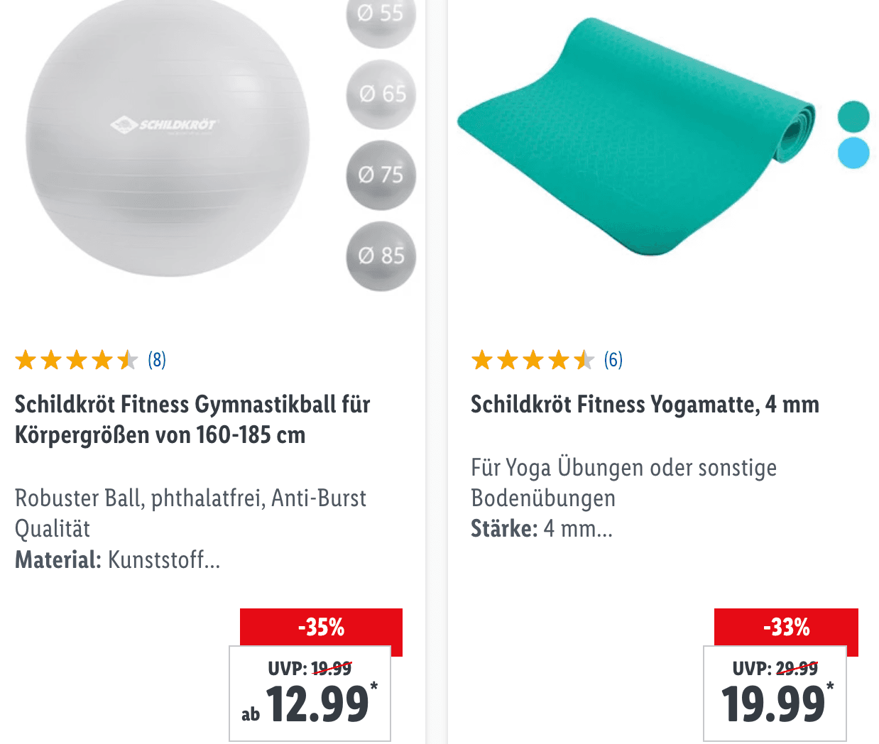 Die besten Fitness Produkte